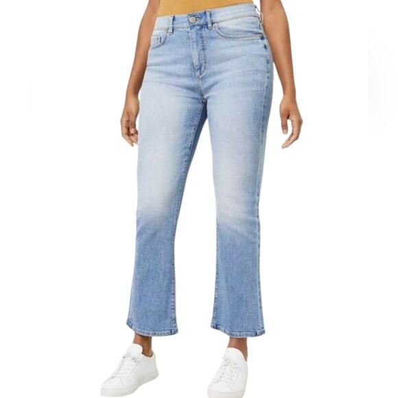 Loft High Waist Kick Crop Jeans 8 / 29 - Picture 1 of 7